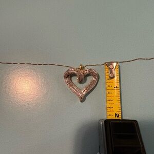 Gold Heart Pendant Necklace